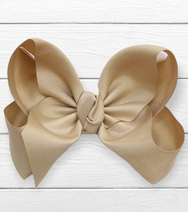 Candied Ginger 7.5” Bow