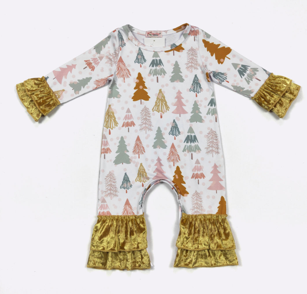 Golden Pines Romper