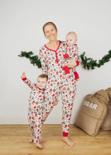 Load image into Gallery viewer, Milk and Cookies Holiday Bamboo Baby PJs