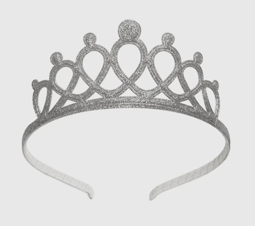 Silver Tiara Headband