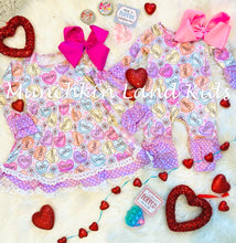 Load image into Gallery viewer, Candy Hearts Romper