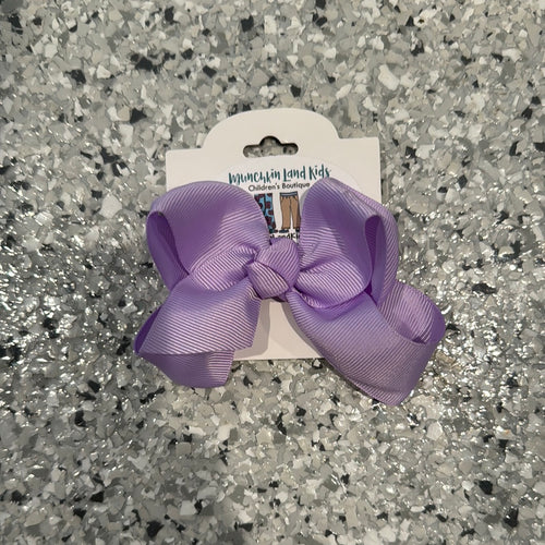 Light Purple 4” Hair Bow