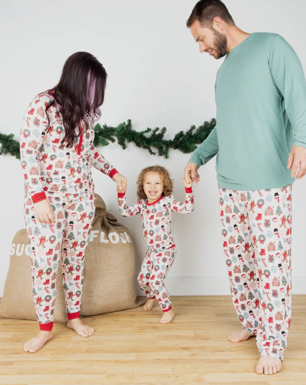 Milk and Cookies Holiday Bamboo Men’s PJ Lounge Pants