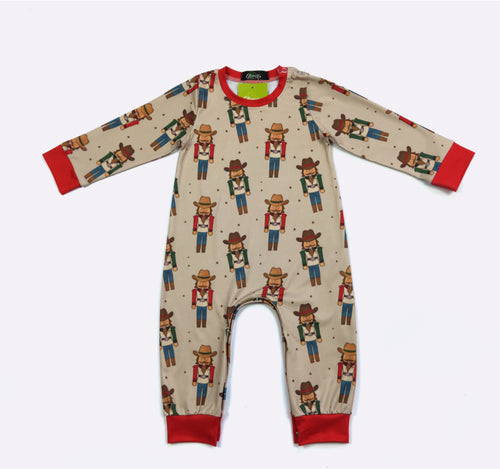 Cowboy Nutcracker Boy Romper