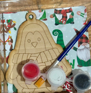 Mini Paint Your Own Ornament Kit