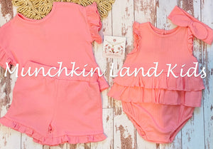 Pink Knit Bubble Set
