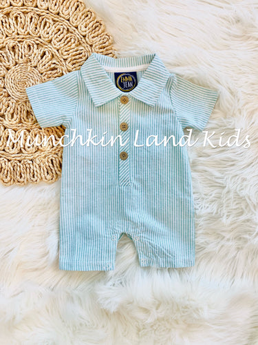 Green Stripe Shortall