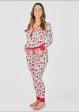 Load image into Gallery viewer, Milk and Cookies Holiday Bamboo Women’s PJ Jogger