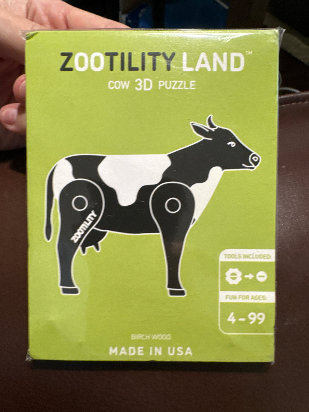 Zootility Land Cow 3D Puzzle