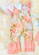Load image into Gallery viewer, Antique Rose Romper