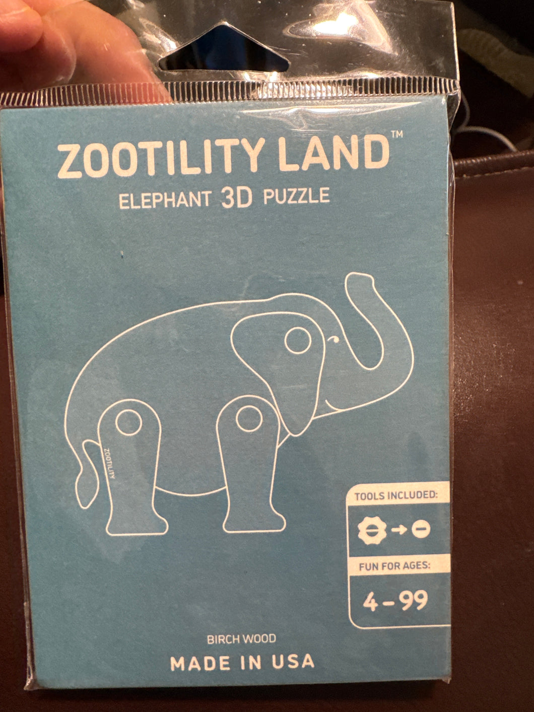 Zootility Land Elephant 3D Puzzle
