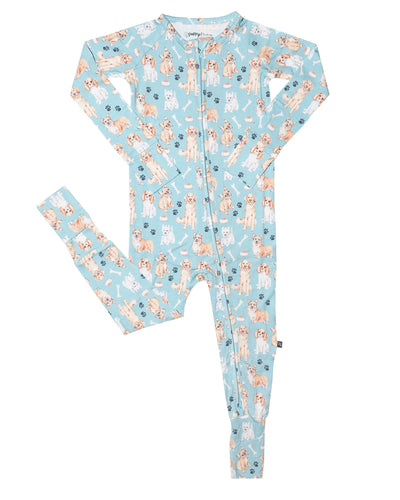 Buddy Puppy Dog Bamboo Convertible Romper