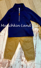 Load image into Gallery viewer, Navy 1/4 Zip Pullover