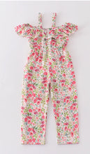 Load image into Gallery viewer, Mustard Floral Print Junpsuit