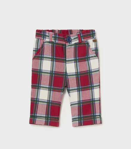 Plaid Infant Trousers