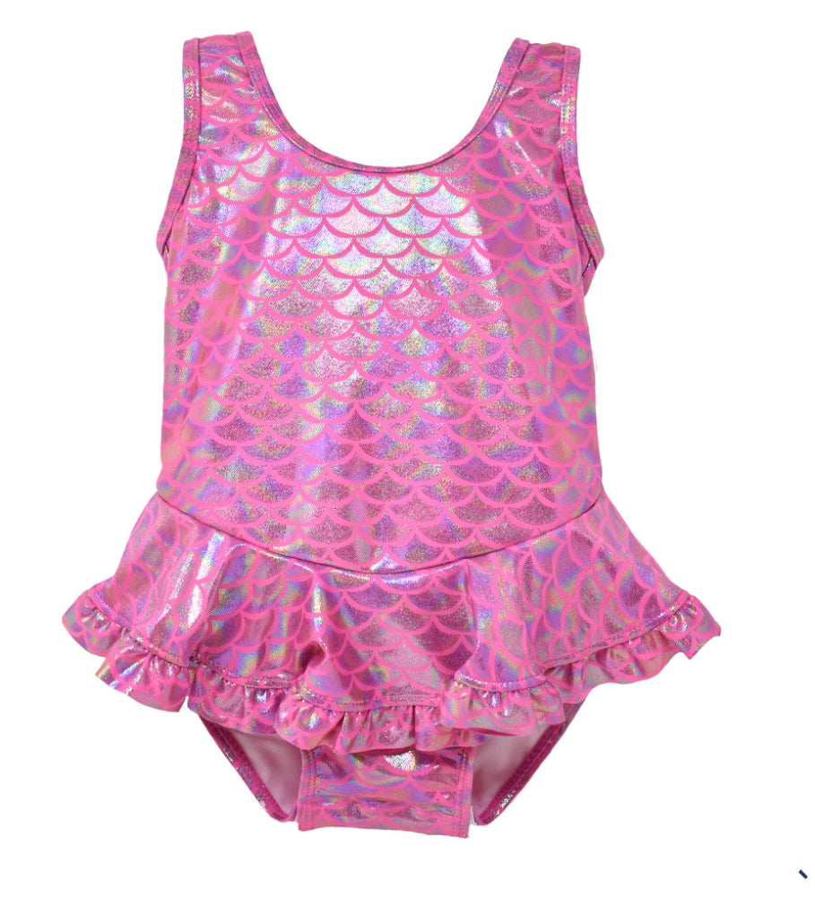 Pink Scales Stella Infant Swimsuit