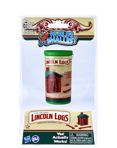 World’s Smallest Lincoln Logs