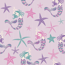 Load image into Gallery viewer, Purple Mermaid Ruffle Romper
