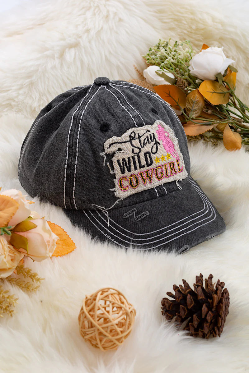 Stay Wild Cowgirl Kids Cap