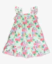 Load image into Gallery viewer, Charming Meadow Smocked Flutter Strap Dress