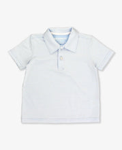 Load image into Gallery viewer, Windsurfer Blue Knit Performance Polo