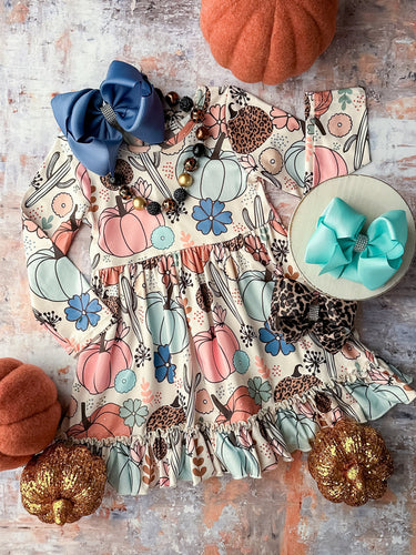 Colorful Pumpkins Dress