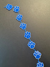 Load image into Gallery viewer, Blue &amp; White Paw Garland