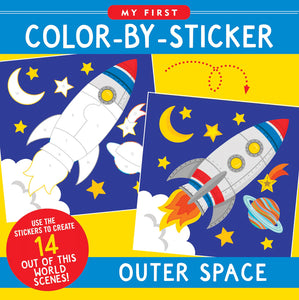 My First Color-By-Sticker Book Outer Space