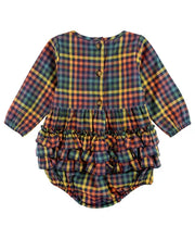 Load image into Gallery viewer, Harvest Rainbow Smocked Bubble Romper