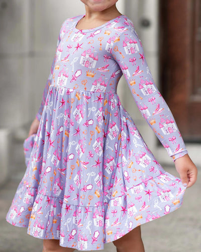 Amelia Princess Bamboo Twirl Dress