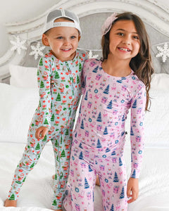 Carol Pink Santa Bamboo Lounge Set