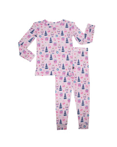 Carol Pink Santa Bamboo Lounge Set