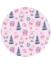 Load image into Gallery viewer, Carol Pink Santa Bamboo Mama Lounge Top