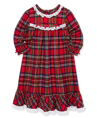 Plaid Coat Gown