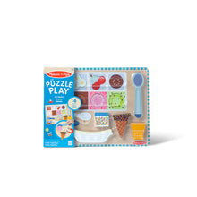Load image into Gallery viewer, Wooden Magnetic Ice Cream Puzzle &amp; Play Set