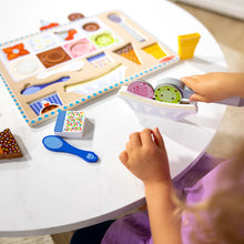 Load image into Gallery viewer, Wooden Magnetic Ice Cream Puzzle &amp; Play Set
