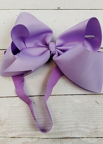 Light Purple 4.5” Headband Bow