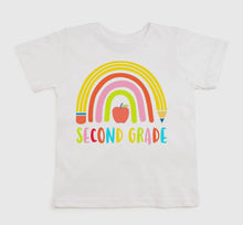 Load image into Gallery viewer, Second Grade Pencil Rainbow Tee