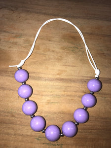 String chunky necklaces