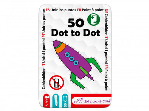 50 Dot to Dot activity tin with pencil