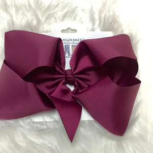 Maroon 7.5in Bow