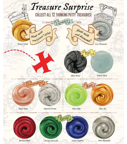 Crazy Aaron’s Thinking Putty Treasure Surprise Mini Tin