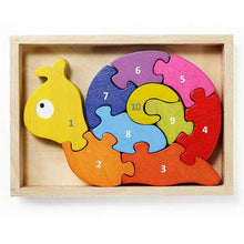 Load image into Gallery viewer, Number Snail Puzzle