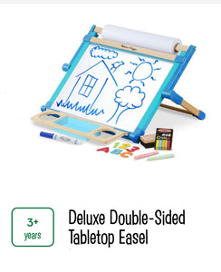 Double Sided Magnetic Tabletop Easel
