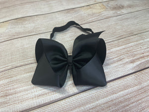 Black 4.5” Headband Bow