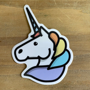 Unicorn Head Sticker