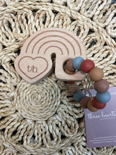 Load image into Gallery viewer, Rainbow Wooden Teether