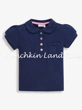 Load image into Gallery viewer, Pretty Navy Polo