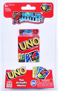 World’s Smallest Uno Card Game