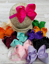 Load image into Gallery viewer, Red 4.5” Headband Bow